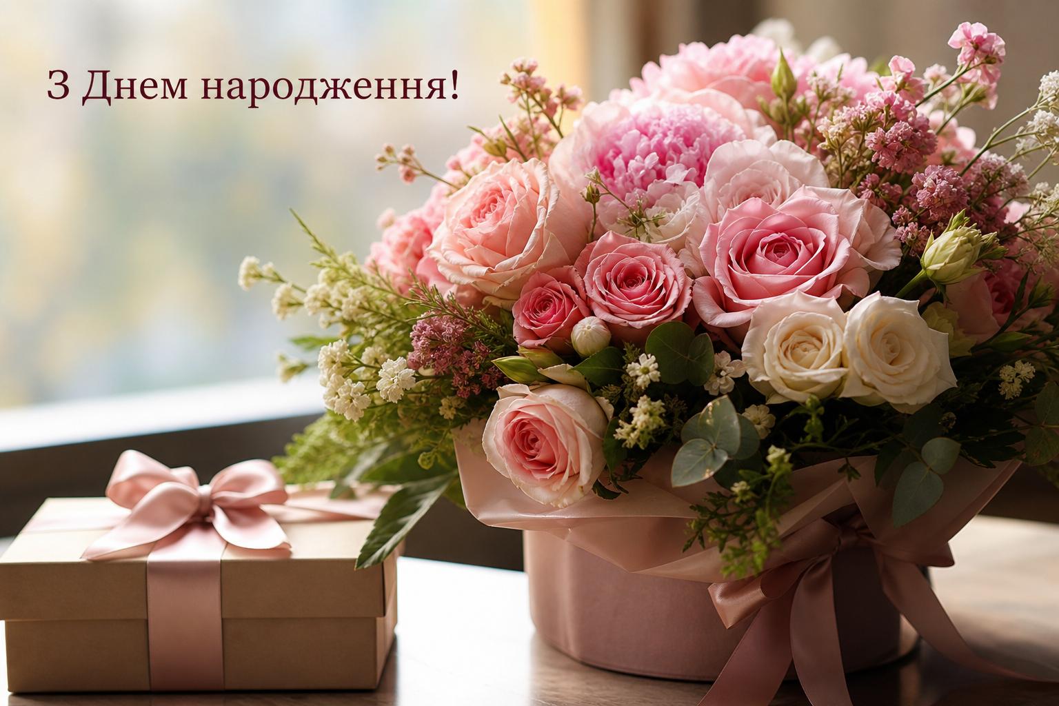 Кращі привітання з днем народження жінці українською
