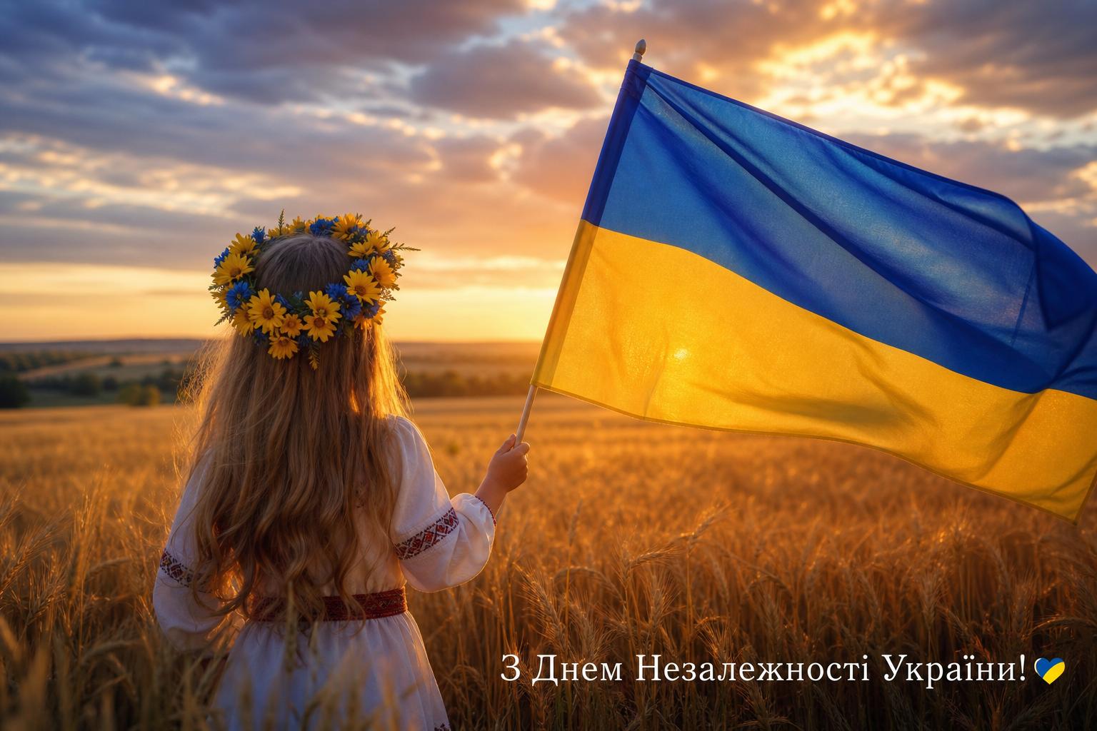 Зворушливі привітання з Днем Незалежності України