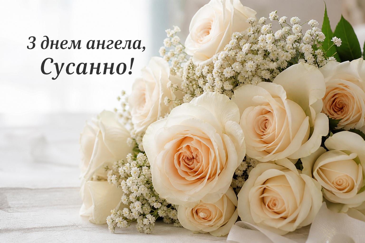 Найкращі привітання з днем ангела Сусанни українською. Привітання з днем ангела Сусанни у прозі Найкращі привітання з днем ангела Сусанни українською. Привітання з днем ангела Сусанни у прозі фото