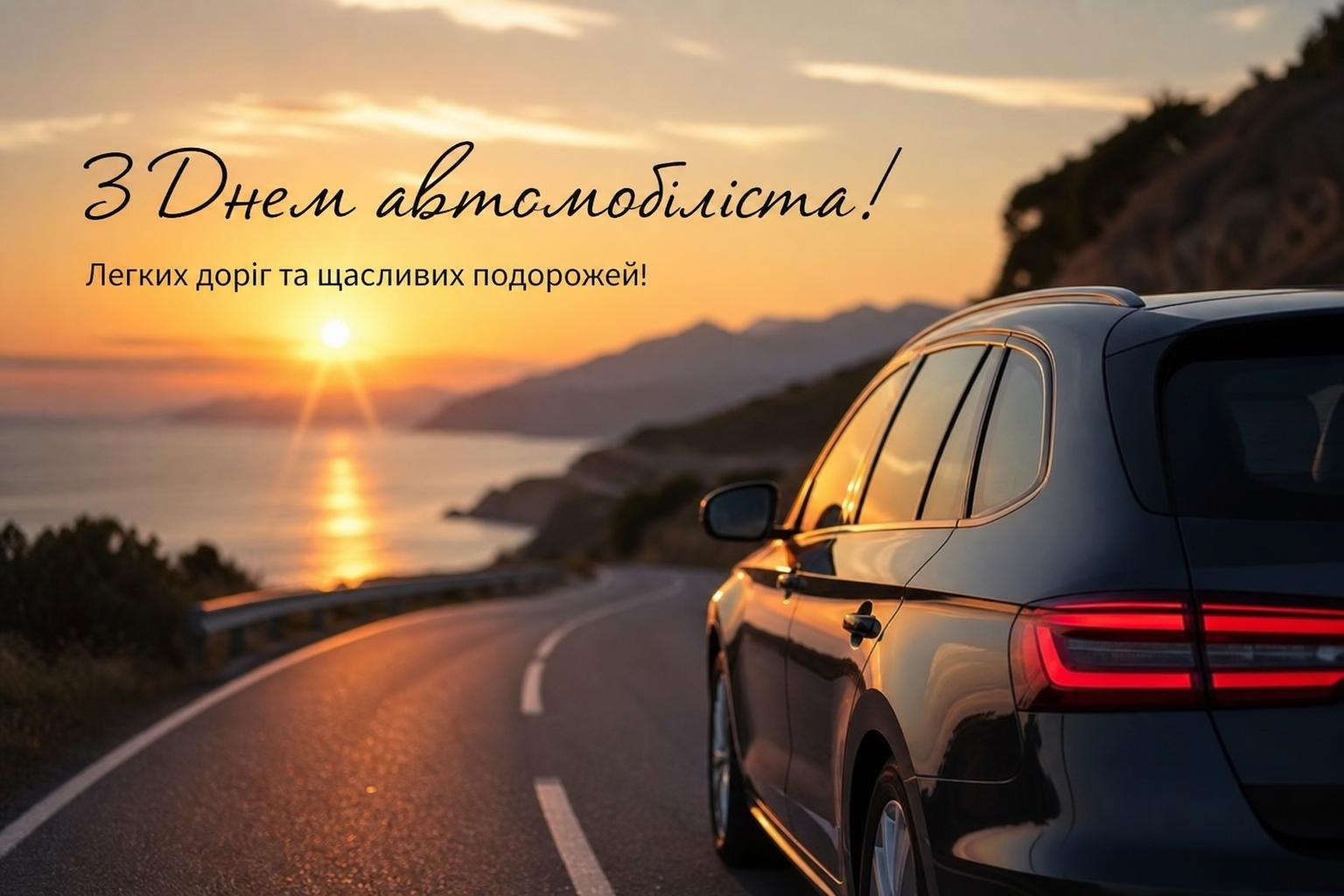 Гарні привітання з Днем автомобіліста до сліз