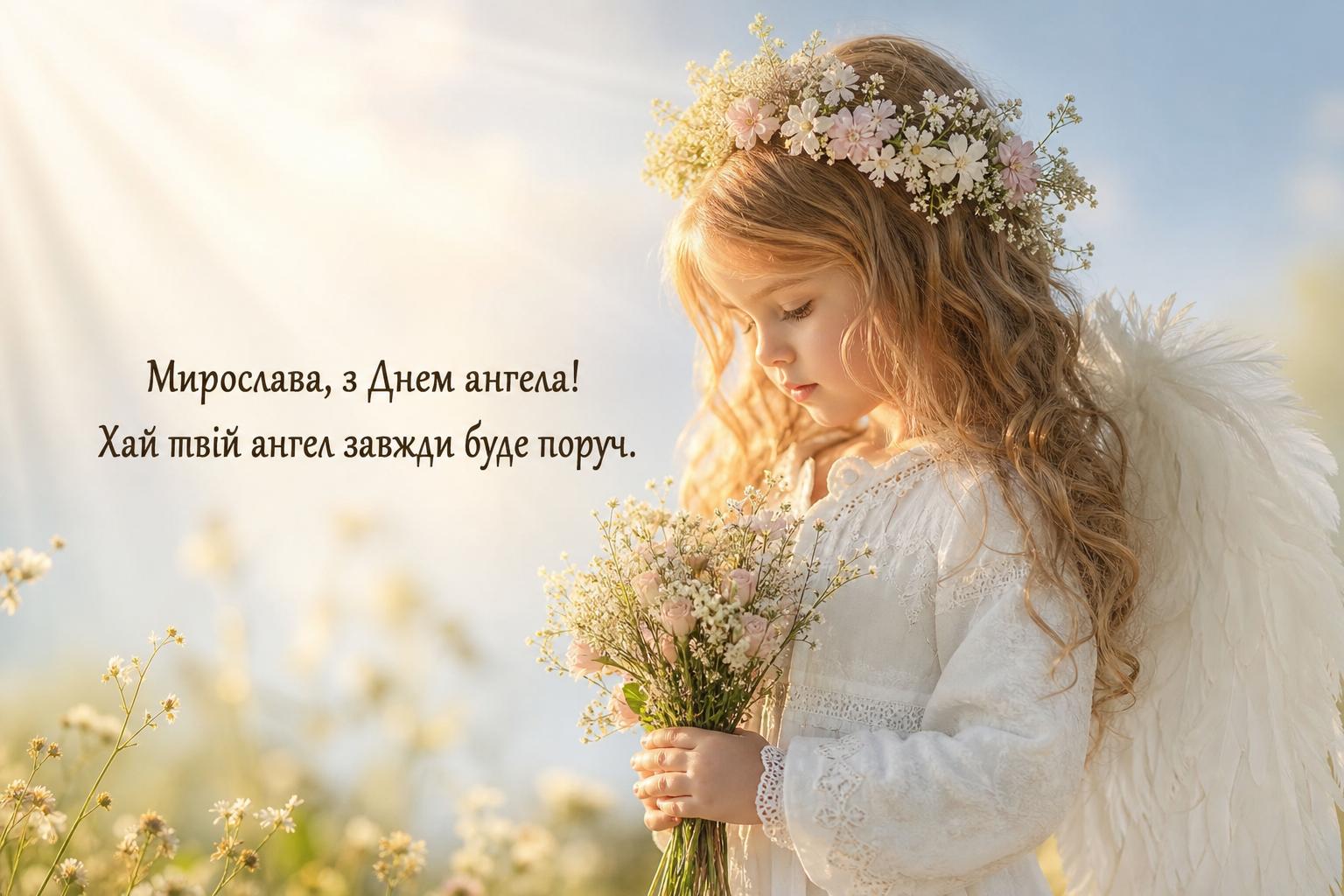 Гарні привітання з днем ангела Мирослава своїми словами, до сліз