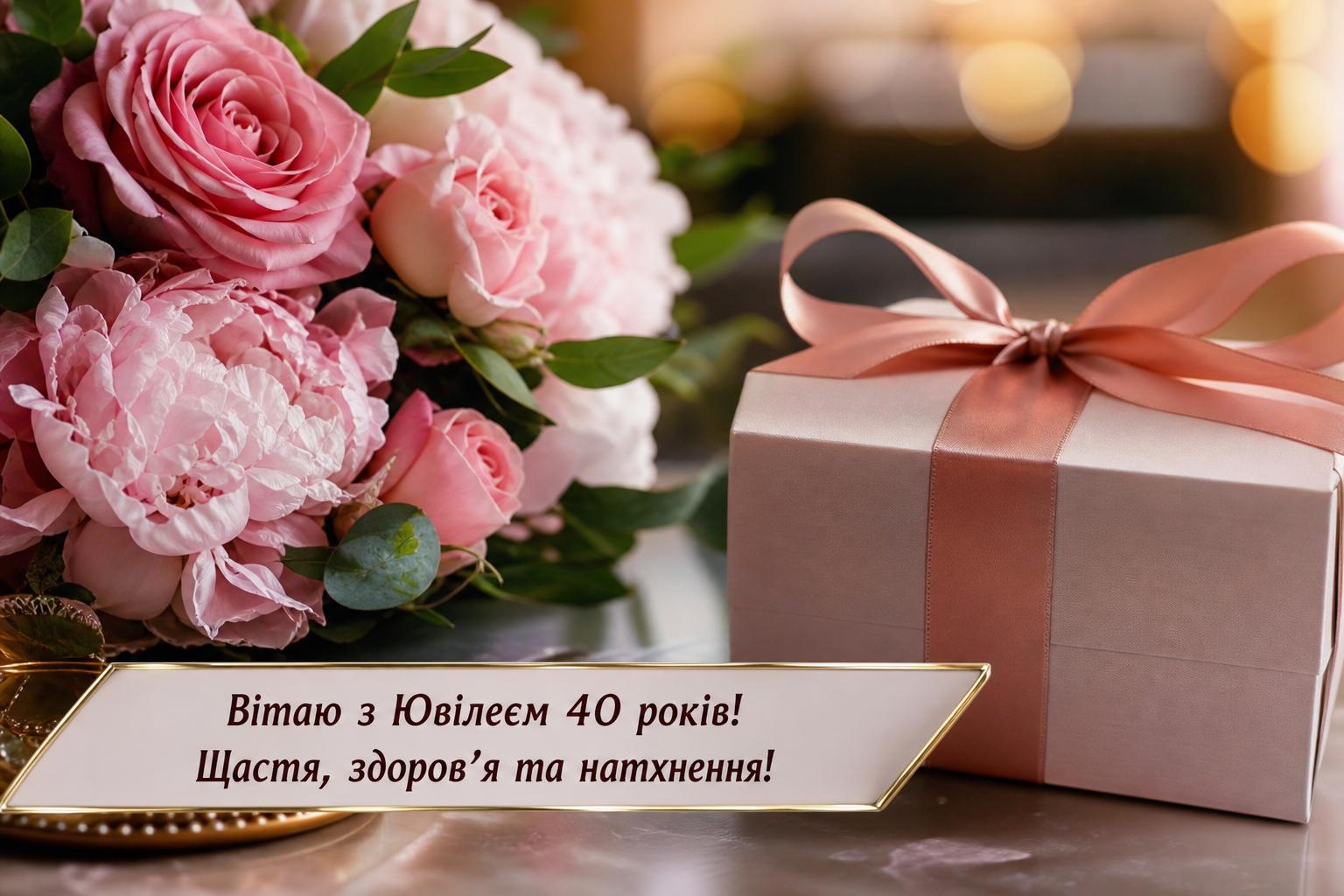 Привітання на Ювілей 40 років жінці у прозі. Короткі побажання з 40-річчям (для СМС) Привітання на Ювілей 40 років жінці у прозі. Короткі побажання з 40-річчям (для СМС) фото