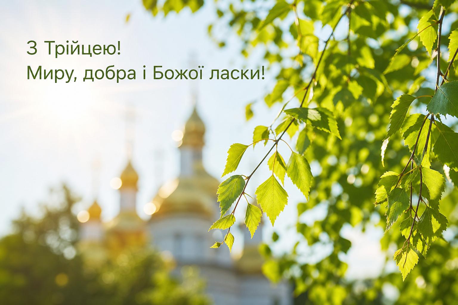 СМС привітання з Трійцею простими словами