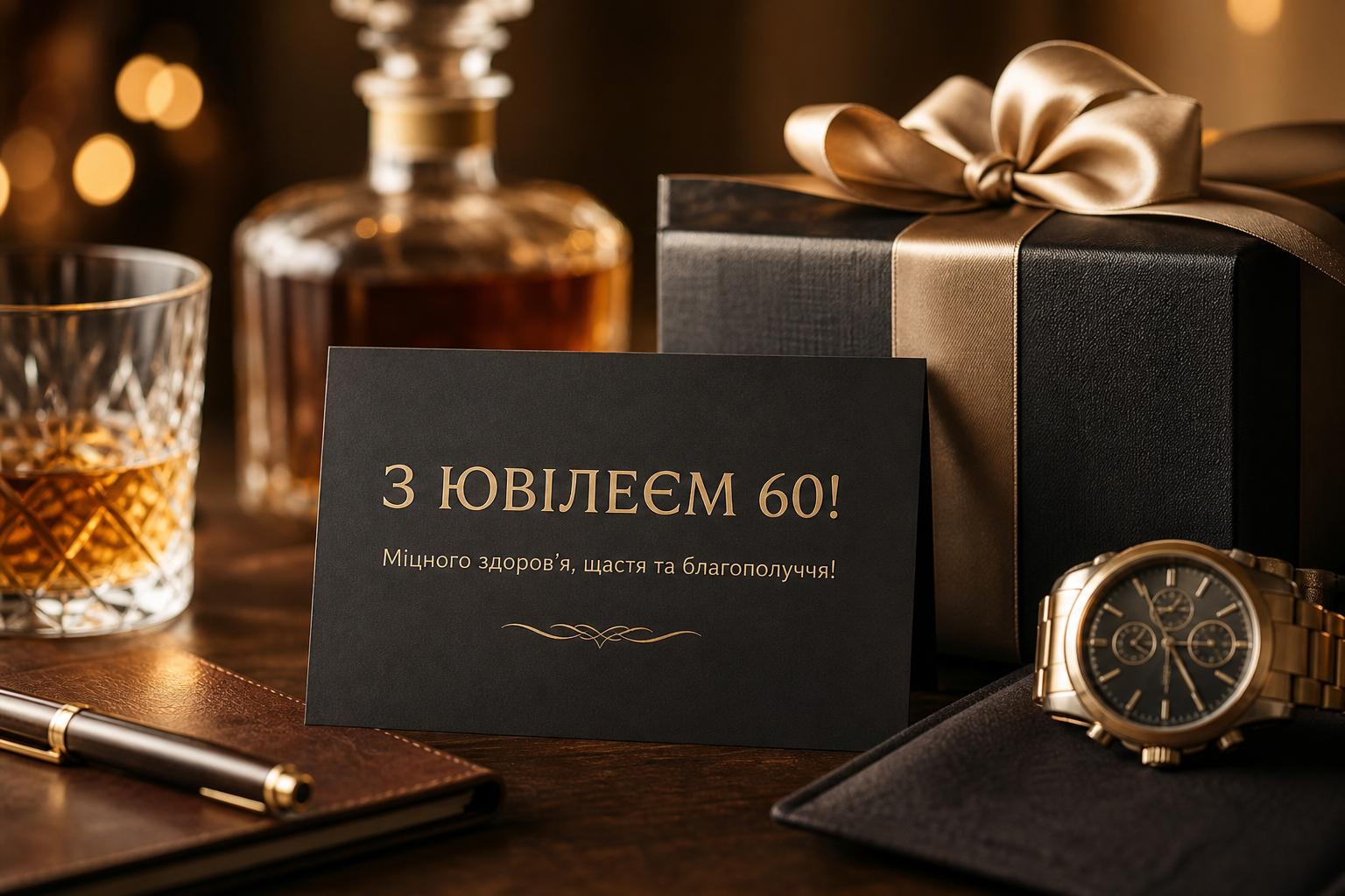 СМС привітання на Ювілей 60 років чоловіку