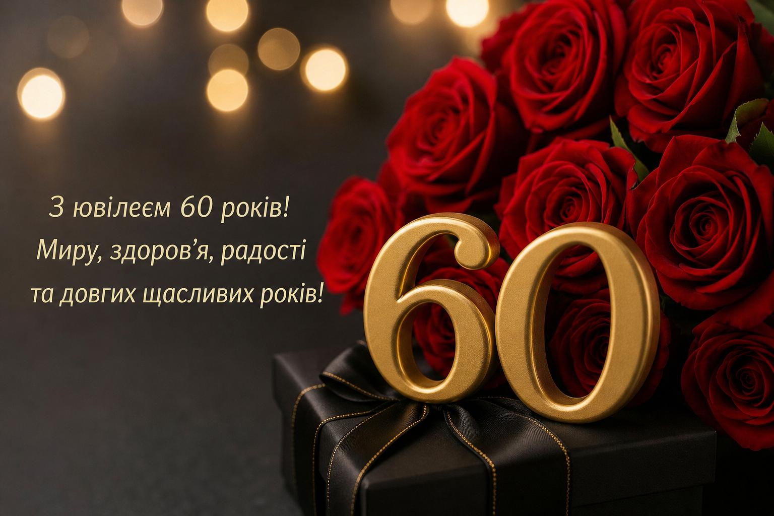 СМС привітання на Ювілей 60 років у прозі, до сліз. Короткі побажання (для СМС) СМС привітання на Ювілей 60 років у прозі, до сліз. Короткі побажання (для СМС) фото