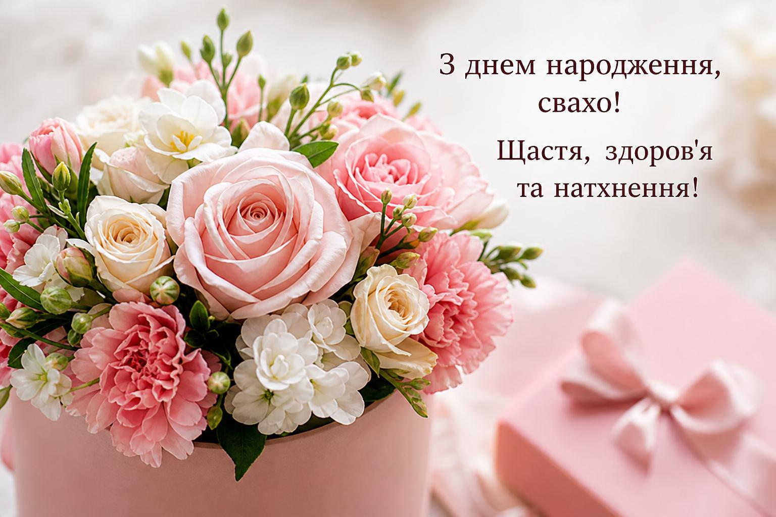 Красиві привітання з днем народження свасі у прозі, українською мовою. Короткі побажання для СМС Красиві привітання з днем народження свасі у прозі, українською мовою. Короткі побажання для СМС фото