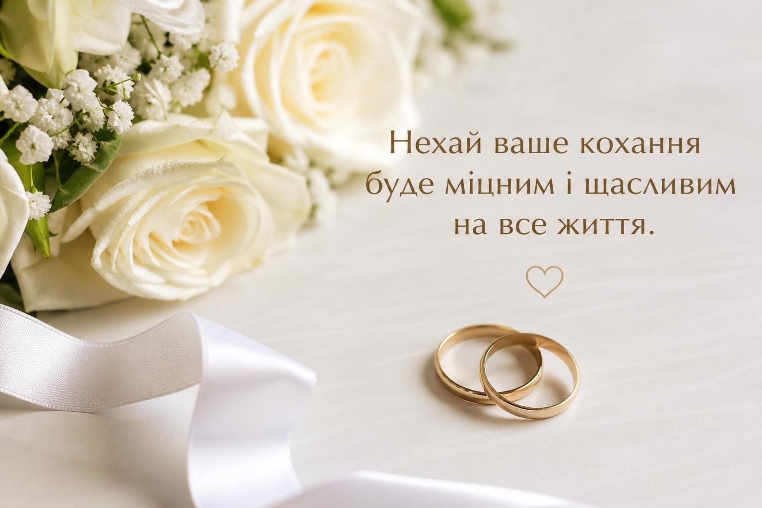 СМС привітання з днем весілля своїми словами, до сліз