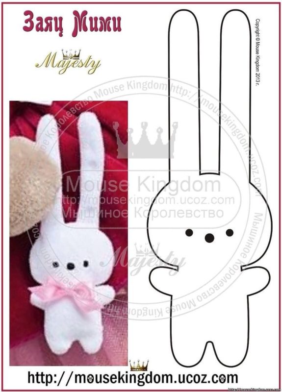 Кролик із тканини своїми руками: сувенір на Новий рік 2023