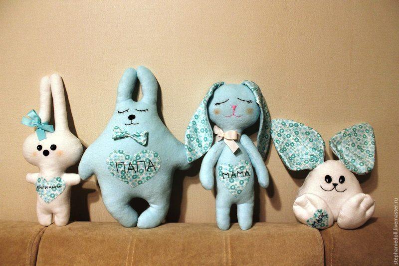 Кролик із тканини своїми руками: сувенір на Новий рік 2023