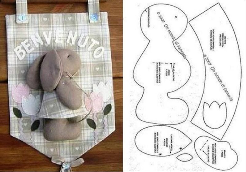 Кролик із тканини своїми руками: сувенір на Новий рік 2023