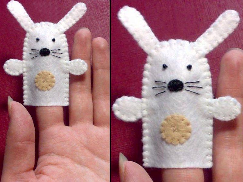 Кролики та Зайці фетру на Новий рік 2023: викрійки та фото-ідеї