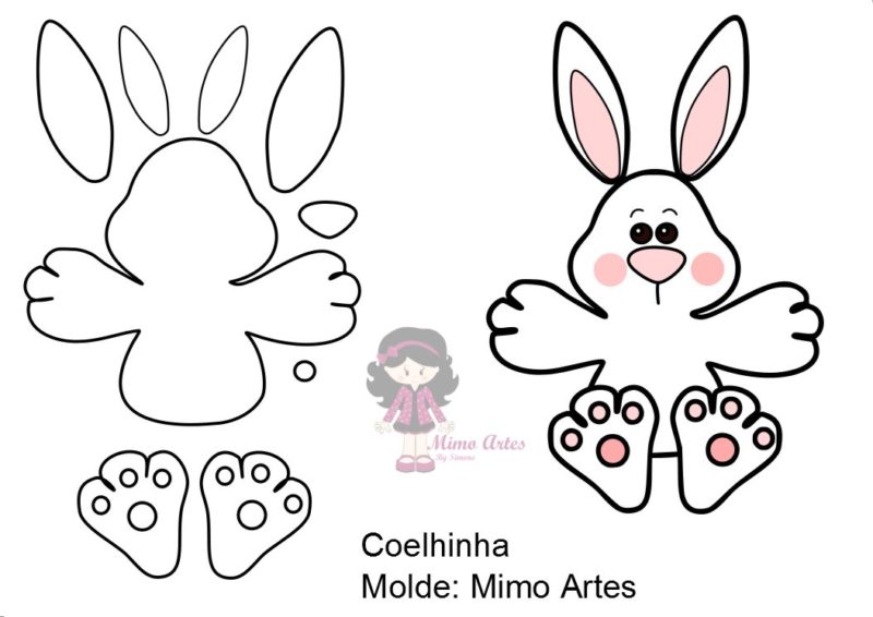 Кролики та Зайці фетру на Новий рік 2023: викрійки та фото-ідеї