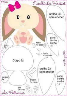 Кролики та Зайці фетру на Новий рік 2023: викрійки та фото-ідеї