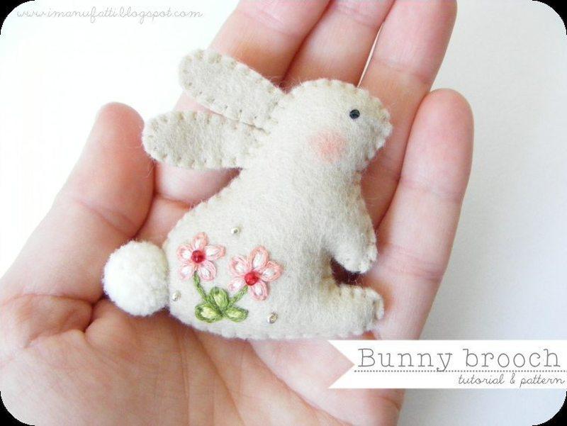 Кролики та Зайці фетру на Новий рік 2023: викрійки та фото-ідеї