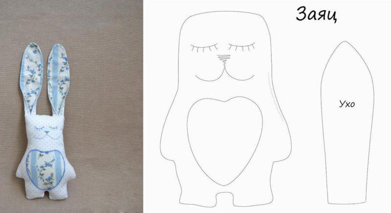 Кролики та Зайці фетру на Новий рік 2023: викрійки та фото-ідеї