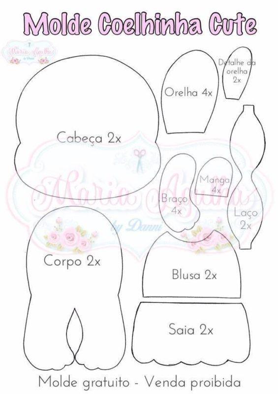 Кролики та Зайці фетру на Новий рік 2023: викрійки та фото-ідеї
