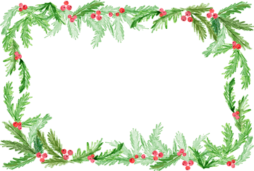 Новорічні кадри для тексту на прозорому фоні: безкоштовний набір для завантаження!