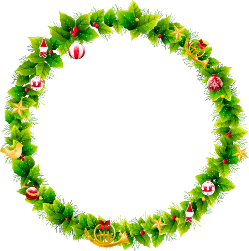 Новорічні кадри для тексту на прозорому фоні: безкоштовний набір для завантаження!