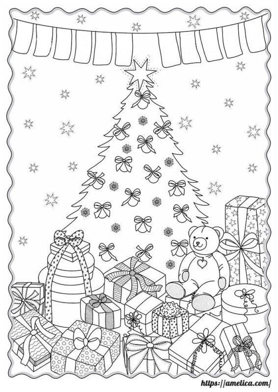 Новорічні забарвлення-листівки: великий безкоштовний набір 2023!