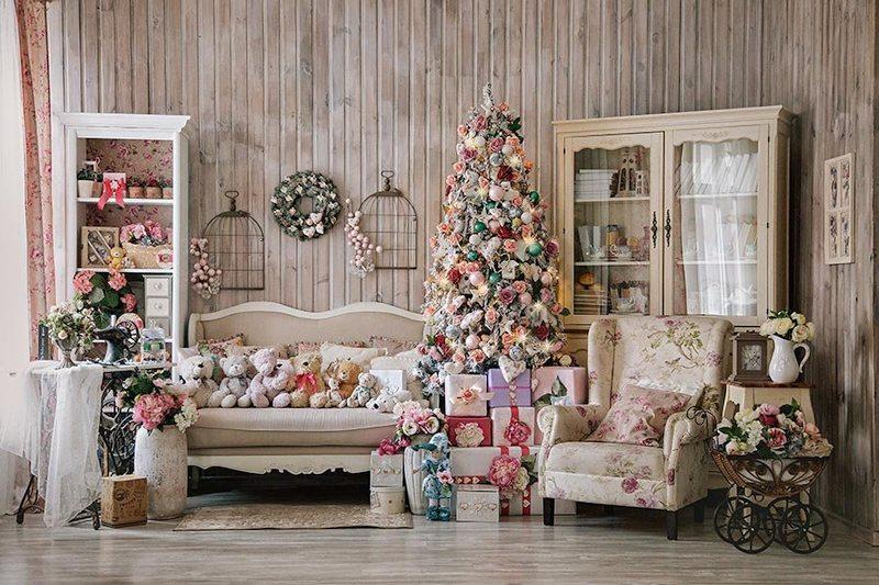 Новорічний декор у стилі Прованс: вишуканість старовини