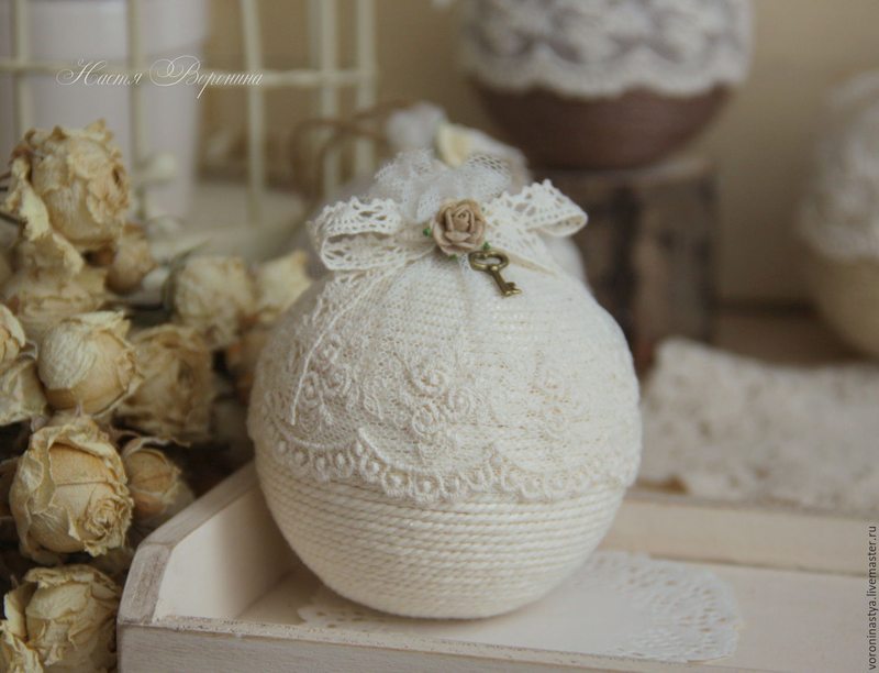 Новорічний декор у стилі Прованс: вишуканість старовини