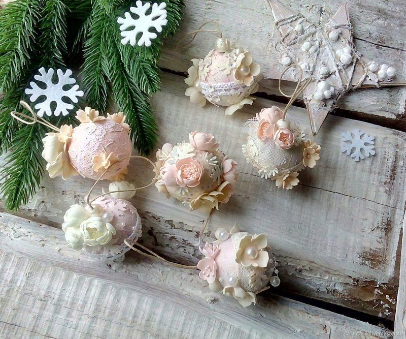 Новорічний декор у стилі Прованс: вишуканість старовини