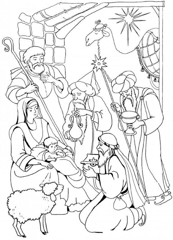 Різдво розмальовки для дітей: гарний набір!