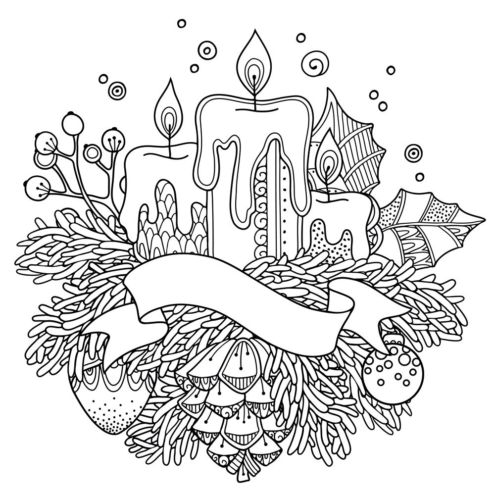 Різдво розмальовки для дітей: гарний набір!