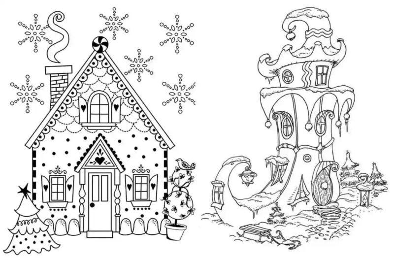 Різдво розмальовки для дітей: гарний набір!