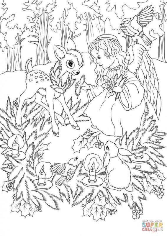 Різдво розмальовки для дітей: гарний набір!