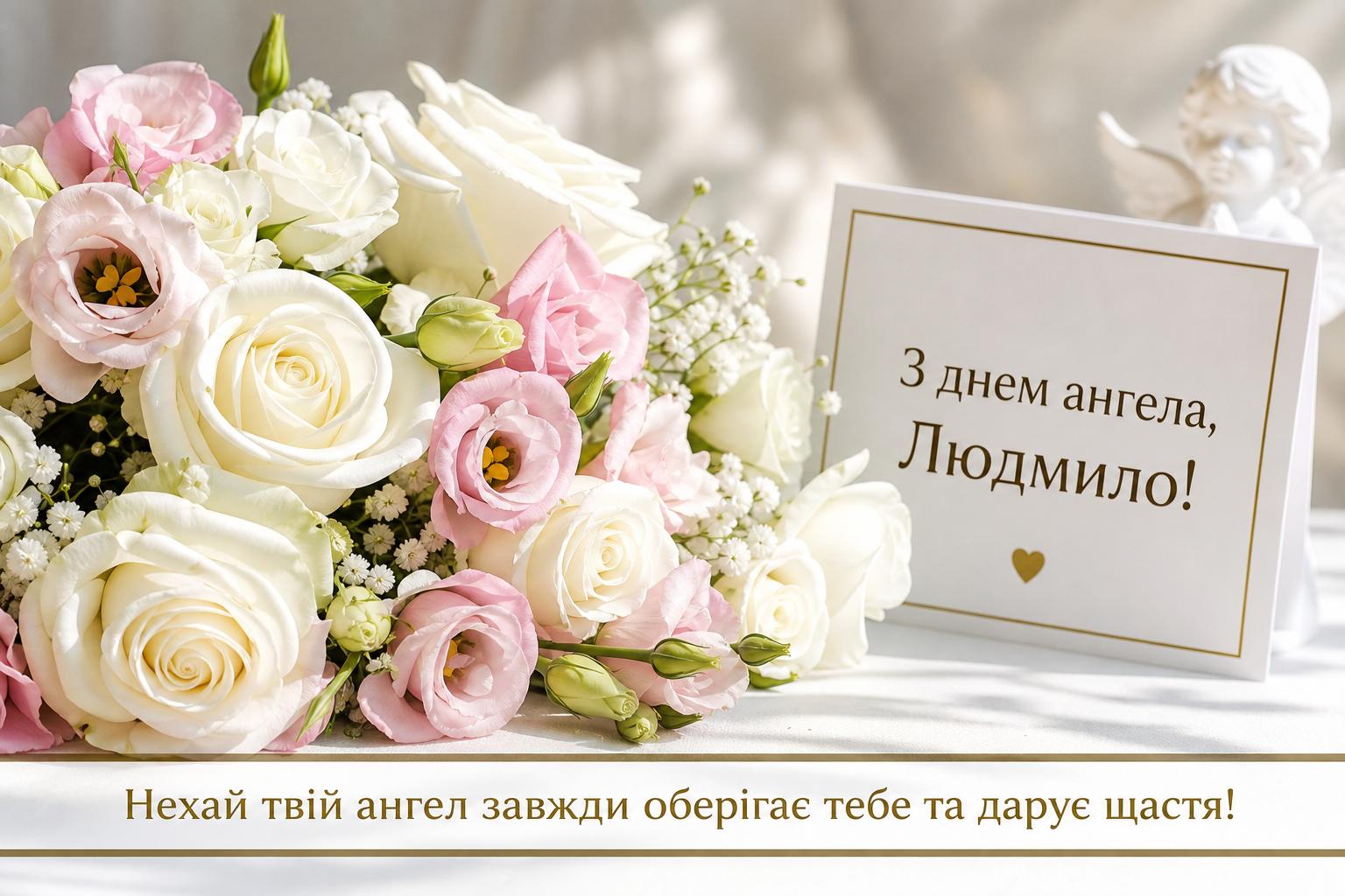 Щирі привітання з днем ангела Людмили своїми словами
