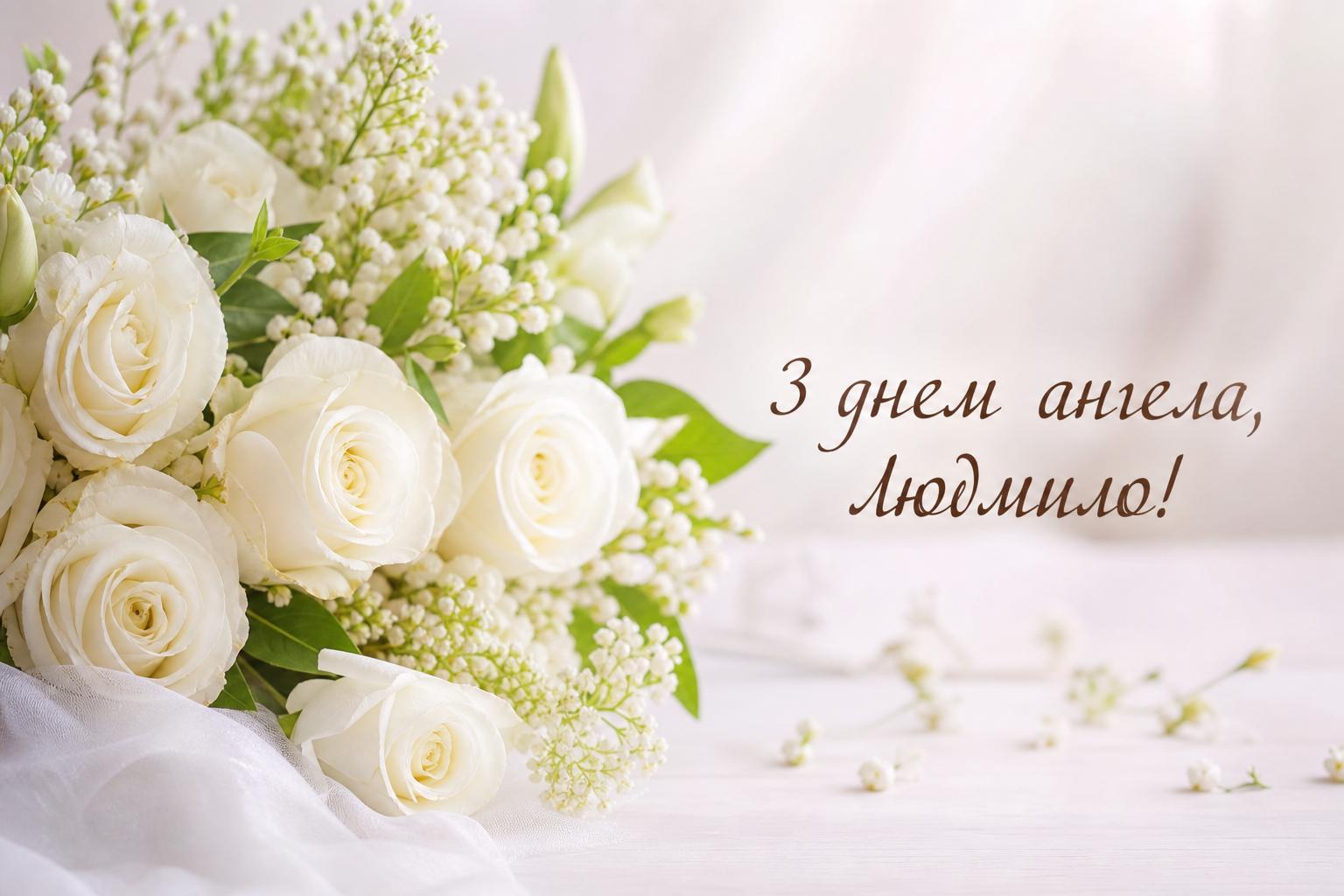 Щирі привітання з днем ангела Людмили своїми словами. Короткі побажання (для СМС) Щирі привітання з днем ангела Людмили своїми словами. Короткі побажання (для СМС) фото