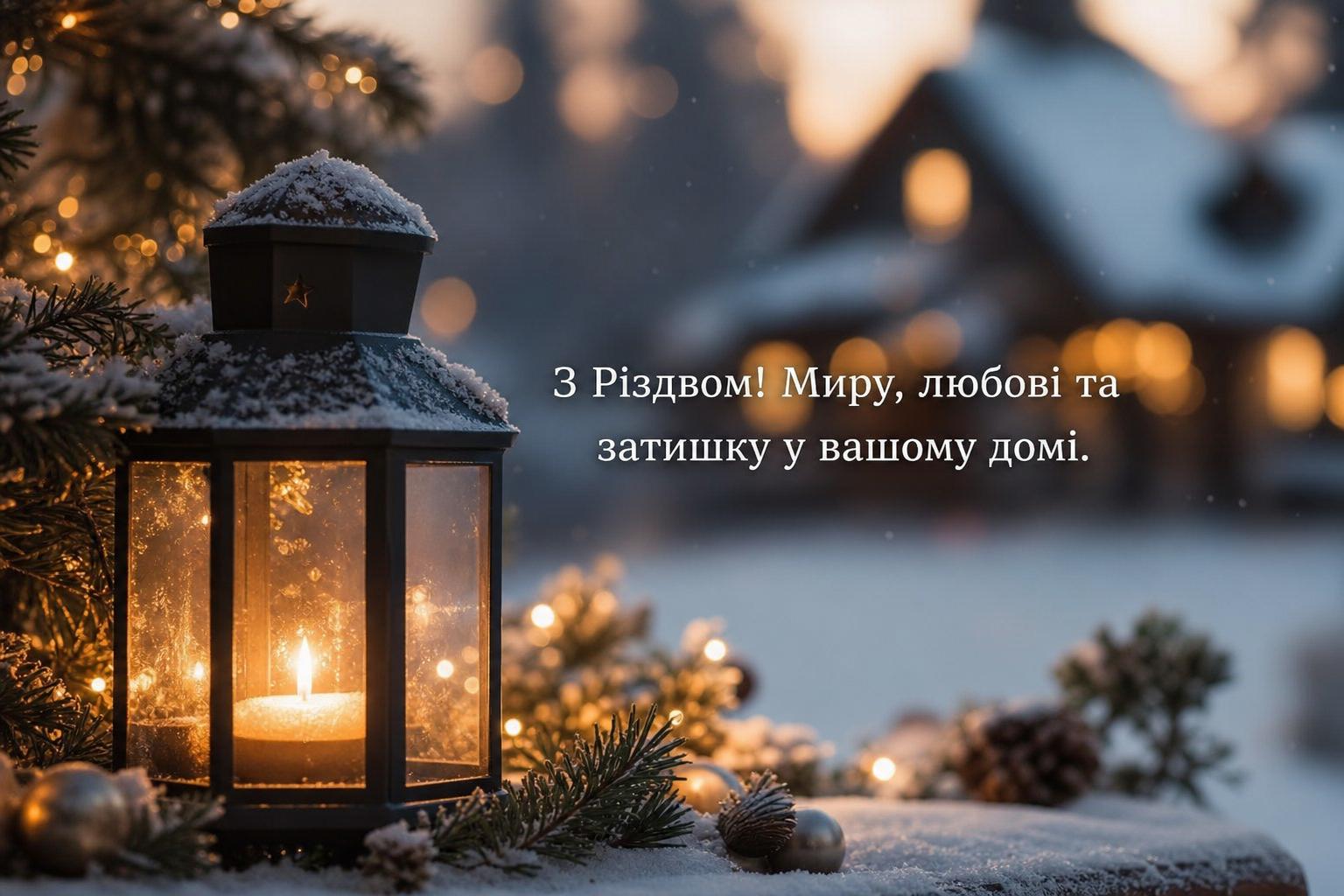Короткі привітання з Різдвом своїми словами, у прозі