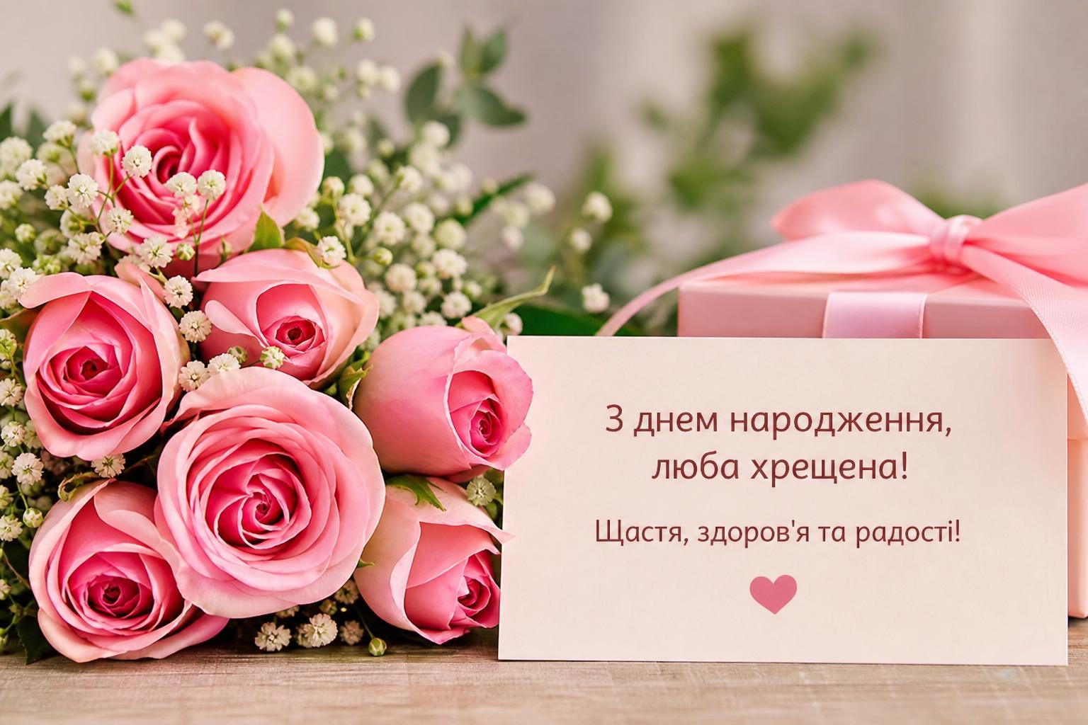 СМС привітання з днем народження хрещеній українською. Короткі побажання для СМС СМС привітання з днем народження хрещеній українською. Короткі побажання для СМС фото