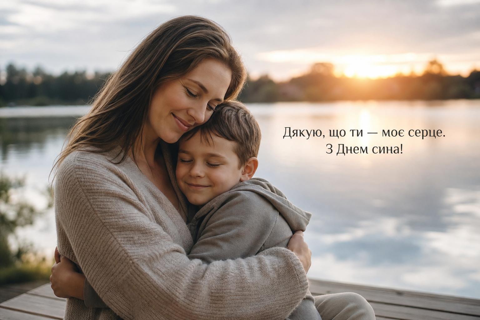 Зворушливі привітання з Днем сина своїми словами, до сліз