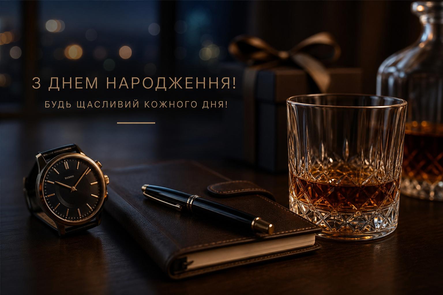 СМС привітання з днем народження чоловіку українською