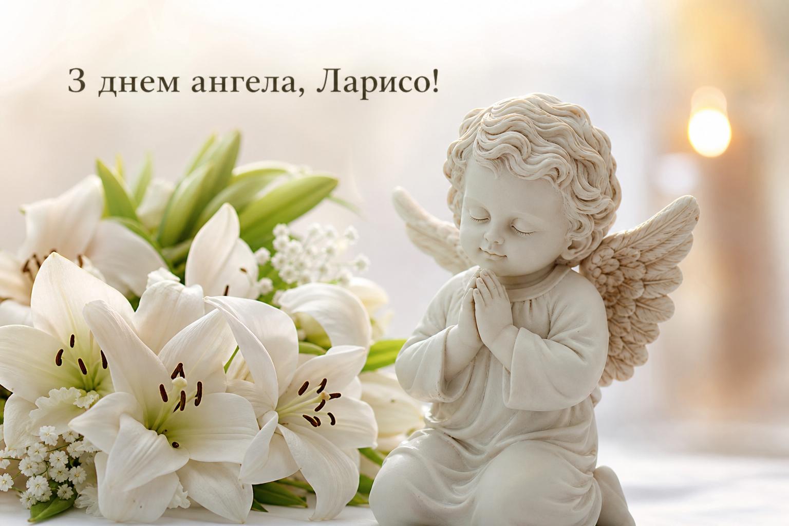СМС привітання з днем ангела Лариси українською
