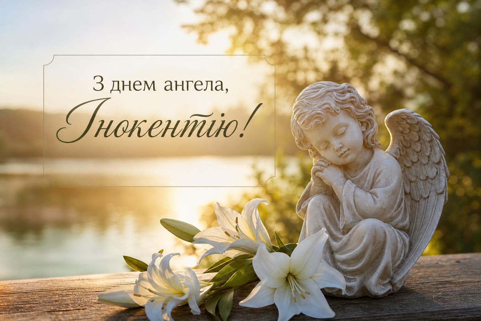 Щирі привітання з днем ангела Інокентія українською мовою. Привітання з днем ангела Інокентія у прозі Щирі привітання з днем ангела Інокентія українською мовою. Привітання з днем ангела Інокентія у прозі фото