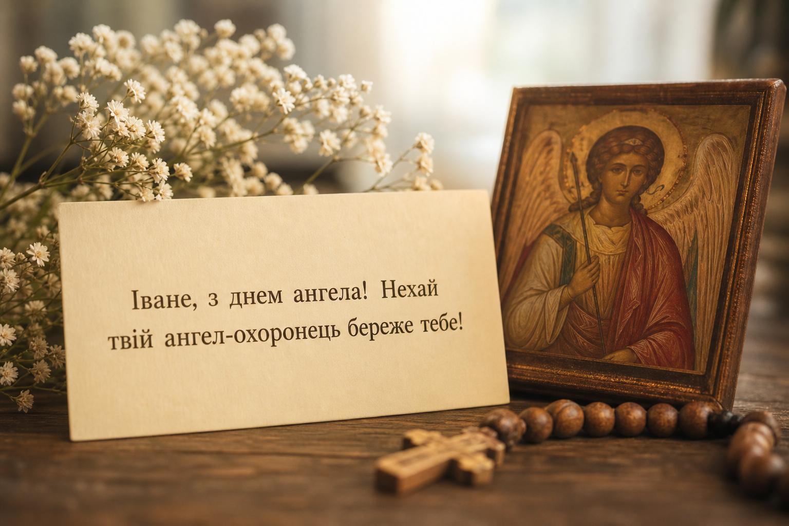 СМС привітання з днем ангела Івана своїми словами, у прозі