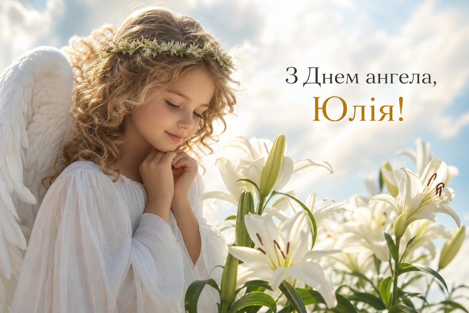 Кращі привітання з днем ангела Юлії українською