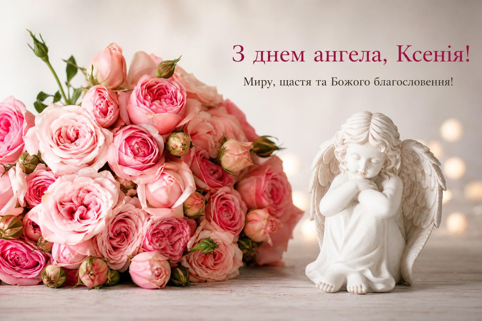 Кращі привітання з днем ангела Ксенії у прозі