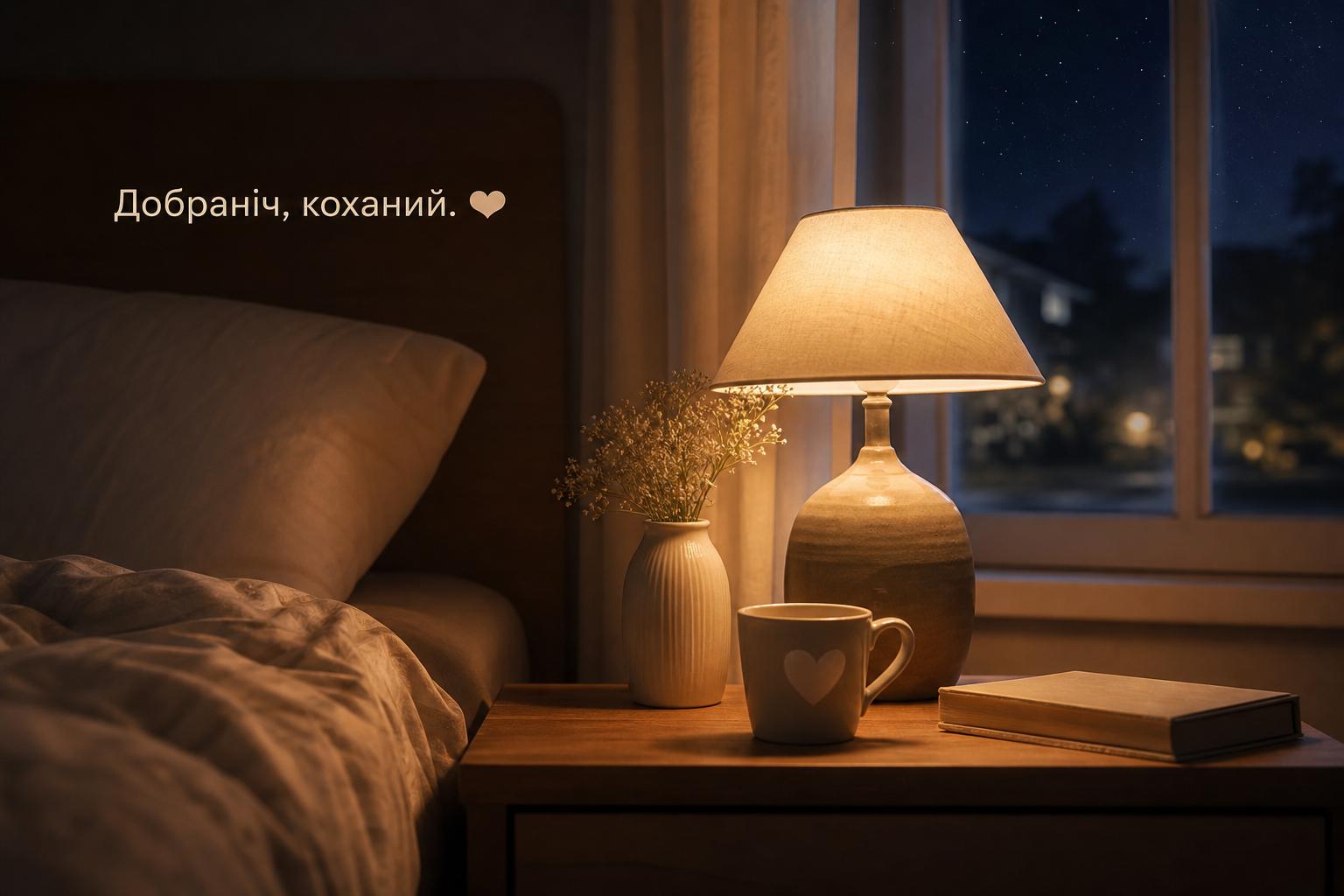 Кращі смс на добраніч кохана, коханий українською мовою