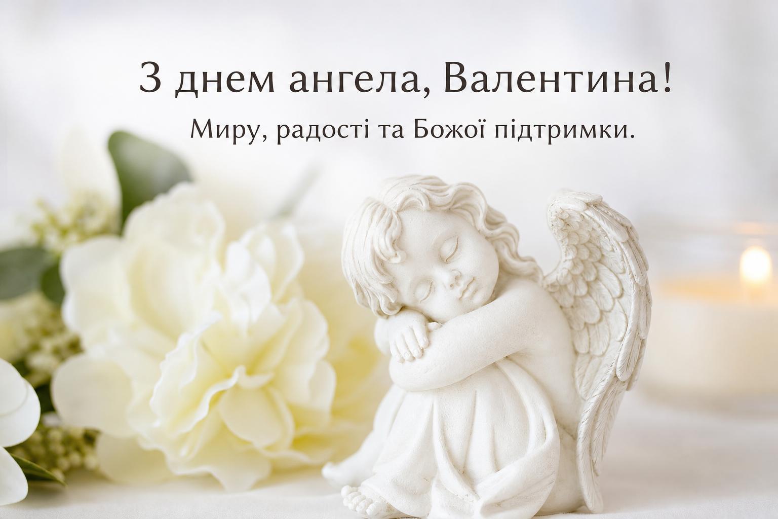 Короткі привітання з днем ангела Валентина своїми словами
