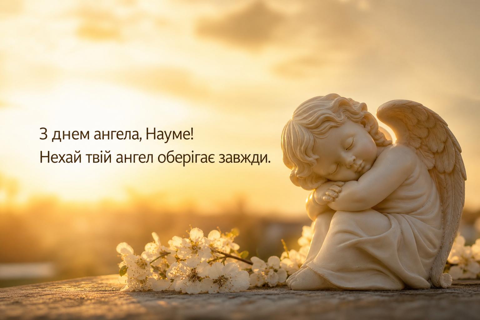 СМС привітання з днем ангела Наума своїми словами, до сліз