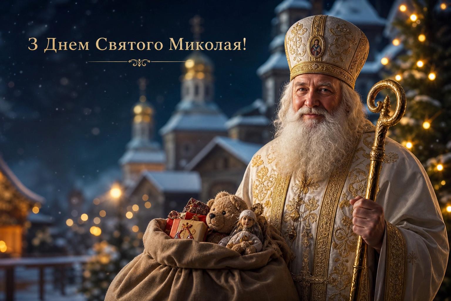Привітання з Миколаєм у прозі, українською мовою