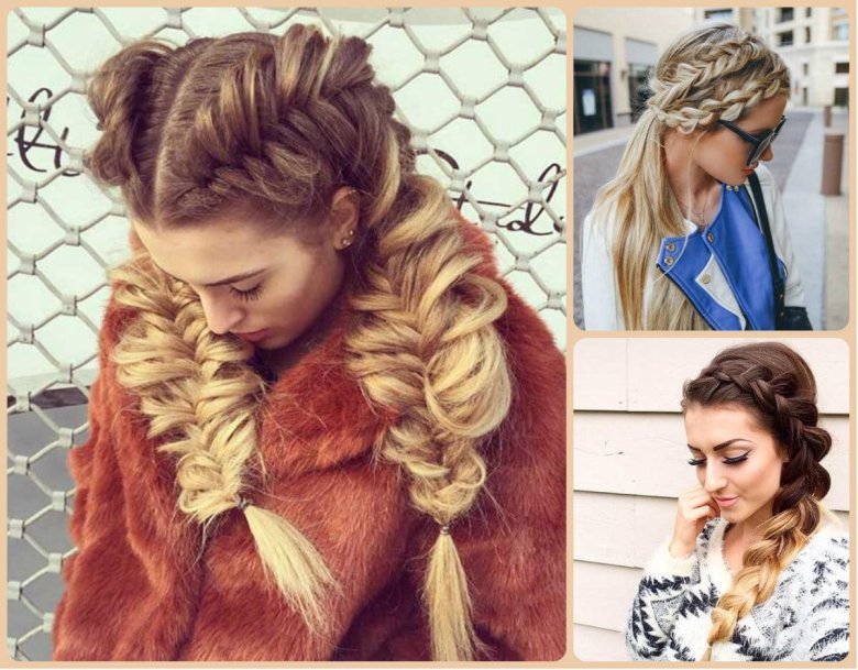 Зачіски з кісками на довге волосся