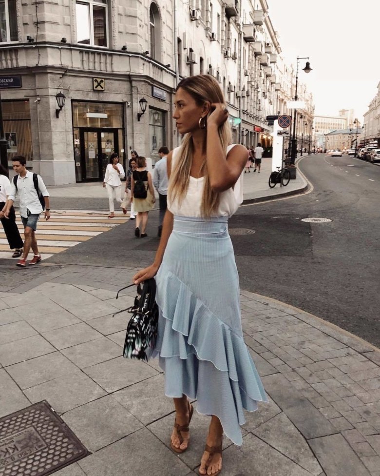 Модні образи зі спідницею