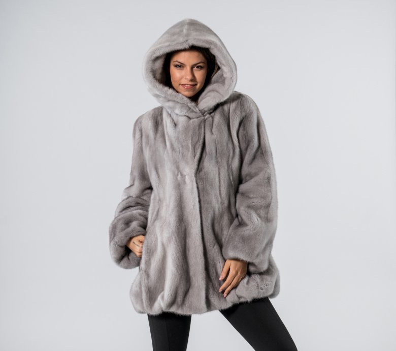 Шуба Grace fur з капюшоном