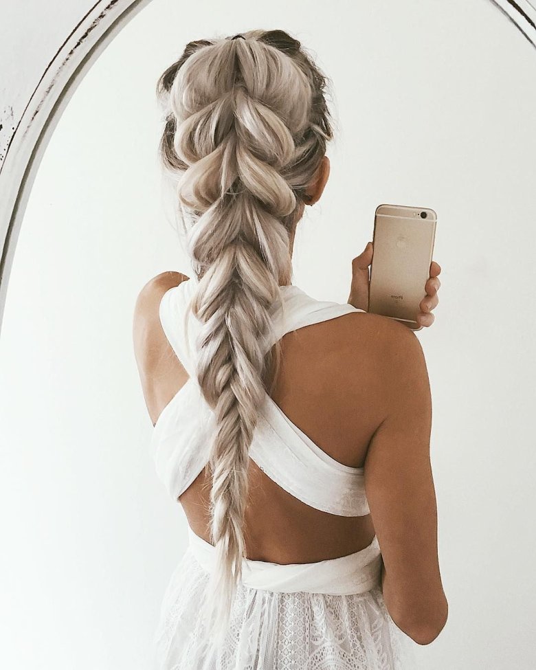 Зачіски з косою корзинкою