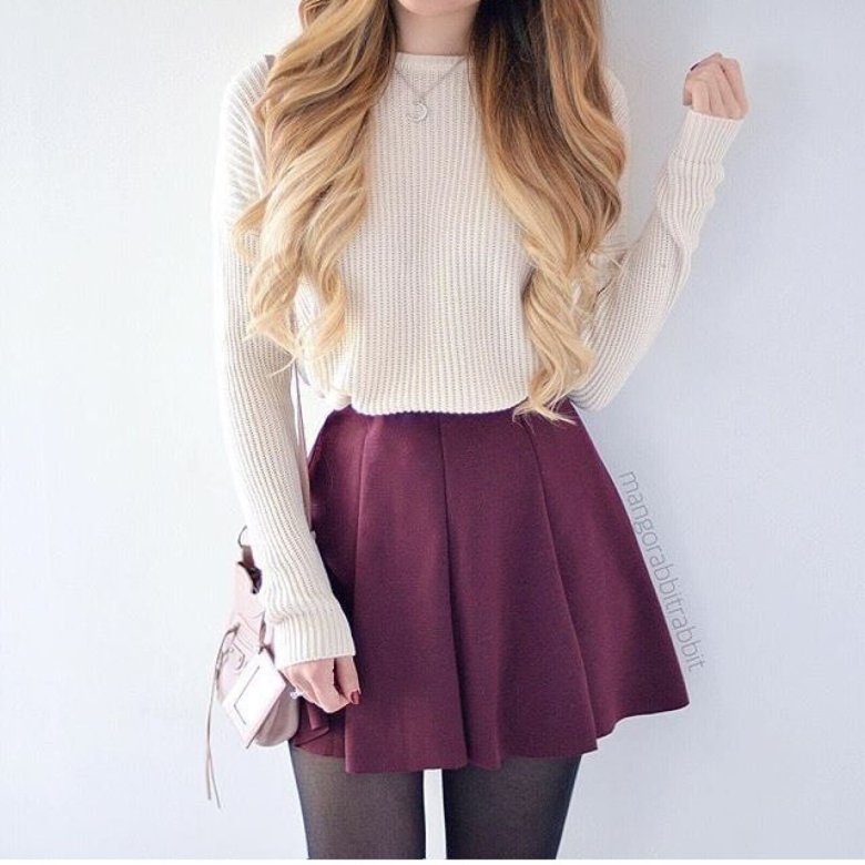 Плісована спідниця з джемпером